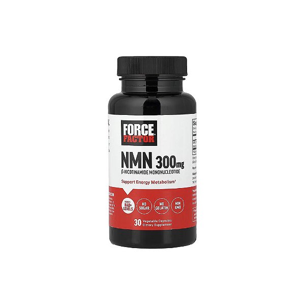 NMN 300mg 30 Cápsulas Vegetais - Force Factor