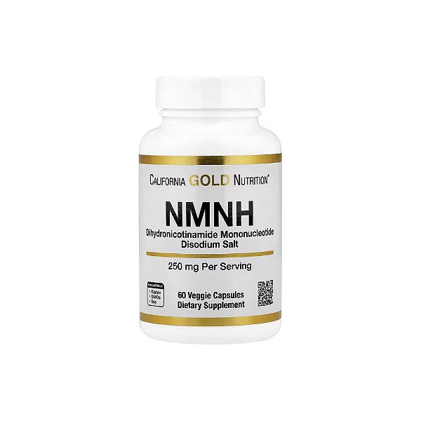 NMNH 250 mg 60 Cápsulas Vegetais - California Gold Nutrition