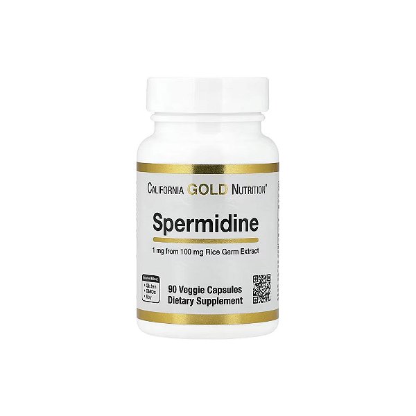 Espermidina Extrato do Germe de Arroz 1 mg - California Gold Nutrition