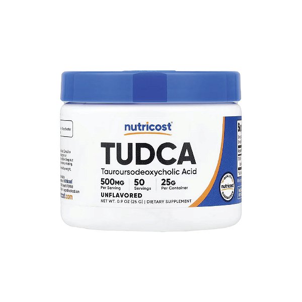 TUDCA 500mg Sem Sabor 25g - Nutricost