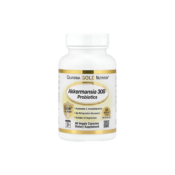 Akkermansia 30B 60 Cápsulas Vegetais - California Gold Nutrition