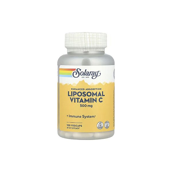 Vitamina C Lipossomal 100 Veg Cápulass - Solaray