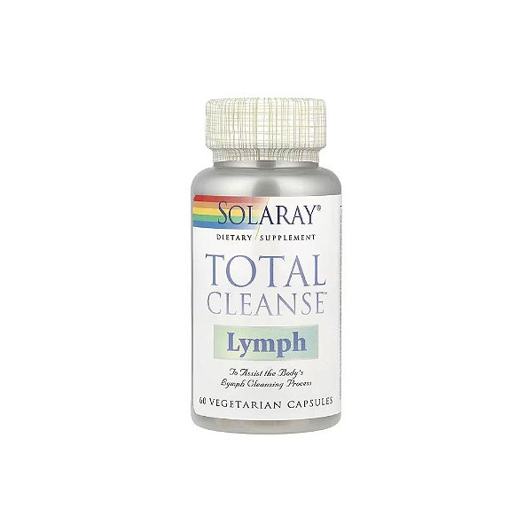 Total Cleanse Limpeza Total - Linfa 60 Cápsulas Vegetarianas - Solaray