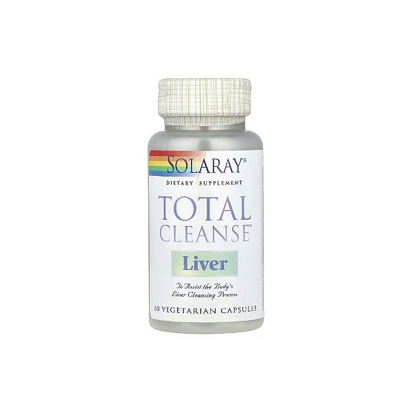 Total Cleanse Limpeza Total - Fígado 60 Cápsulas Vegetarianas - Solaray