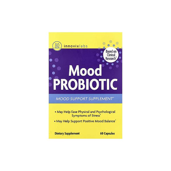 Mood Probiotic Probiótico para o Bem-estar 60 Cápsulas - InnovixLabs