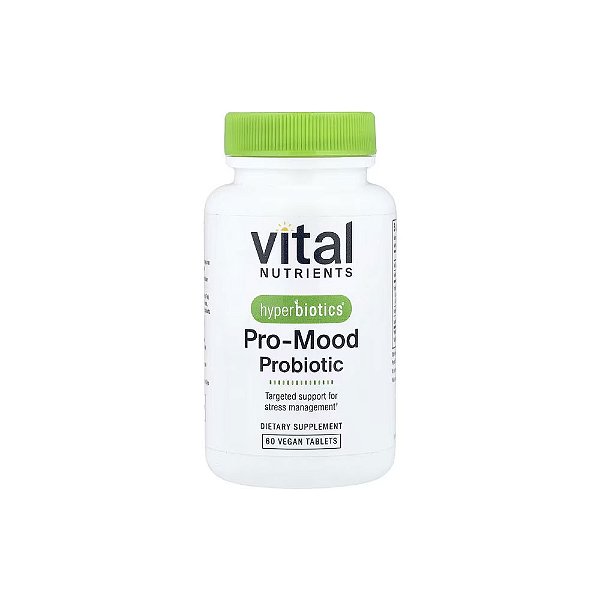Hyperbiotics Probiótico Pro-Mood 60 Comprimidos Veganos - Vital Nutrients