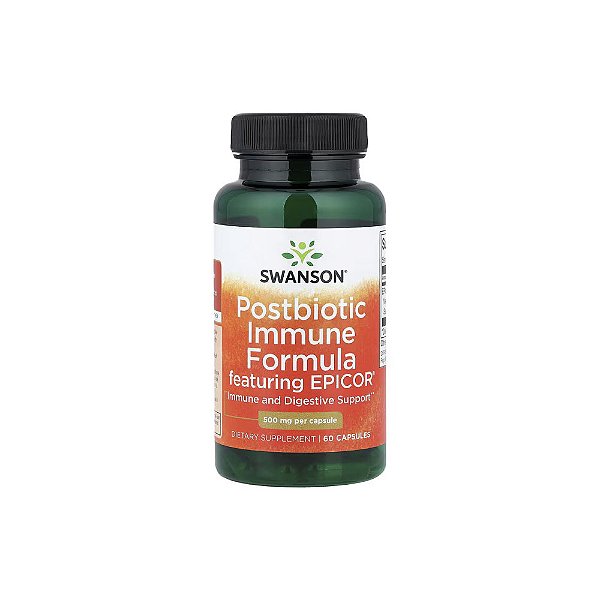 Fórmula Imunológica Postbiótica com Epicor 500mg 60 Cápsulas - Swanson