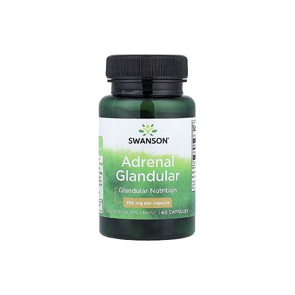 Adrenal Glandular 350mg 60 Cápsulas - Swanson