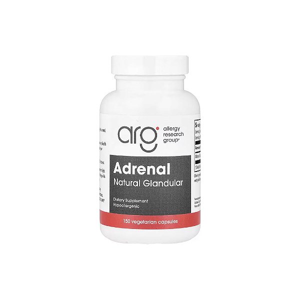 Adrenal, Glandular e Natural 100mg 150 Cápsulas Vegetarianas - Allergy Research Group