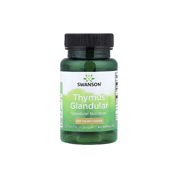 Timo Glandular 500mg 60 Cápsulas - Swanson