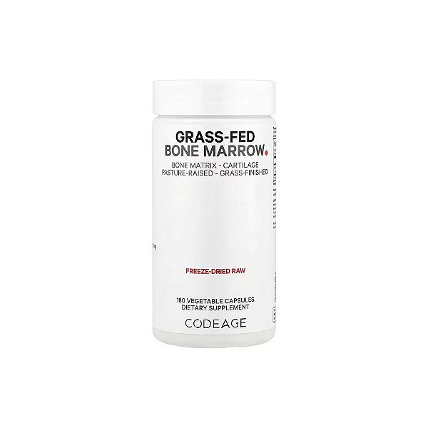 Medula Óssea de Gado Criado no Pasto 1500mg 180 Cápsulas Vegetais - Codeage