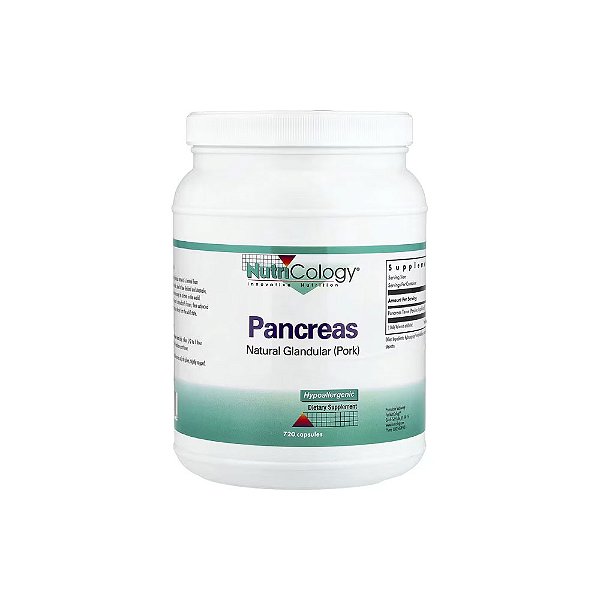 Pâncreas Glandular Natural (Porco) 425mg - Nutricology