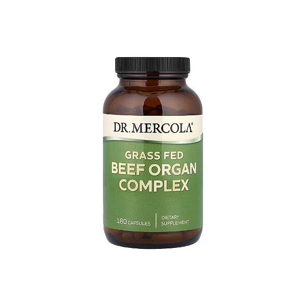 Complexo de Órgãos Grass-Fed Beef 180 Cápsulas - Dr. Mercola