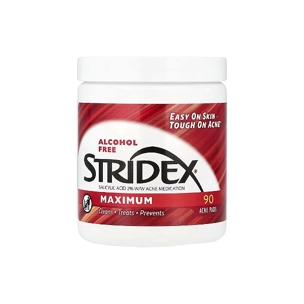 Maximum Sem Álcool 90 Discos para Acne - Stridex