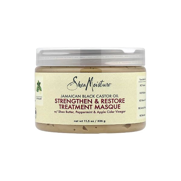 Óleo de Rícino Preto Jamaicano Máscara para Fortalecimento e Restauração - SheaMoisture