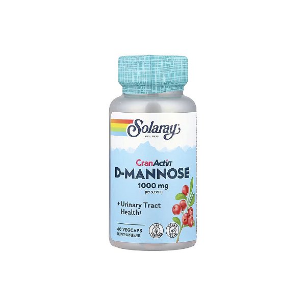 Dextromanose CranActin D-Mannose 1000mg - Solaray