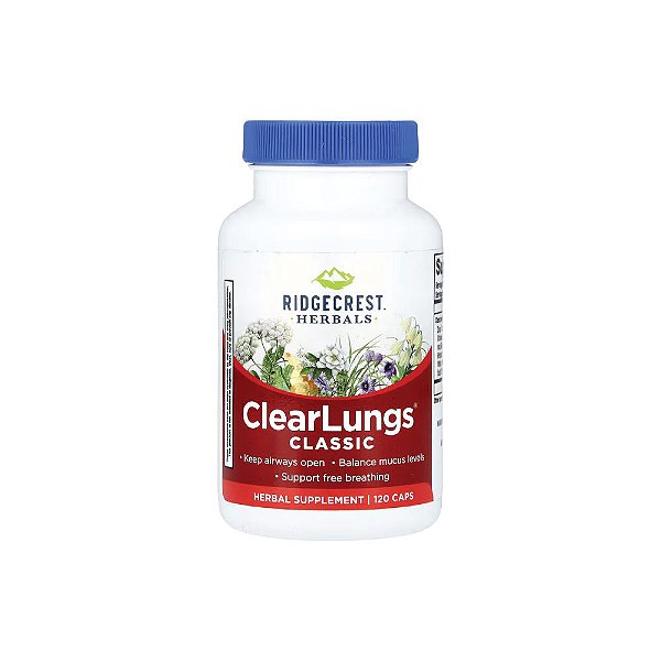 ClearLungs Classic 120 Cápsulas - RidgeCrest Herbals