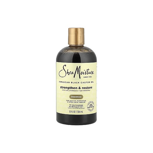Óleo de Rícino Preto Jamaicano Shampoo para Fortalecimento e Restauração - SheaMoisture