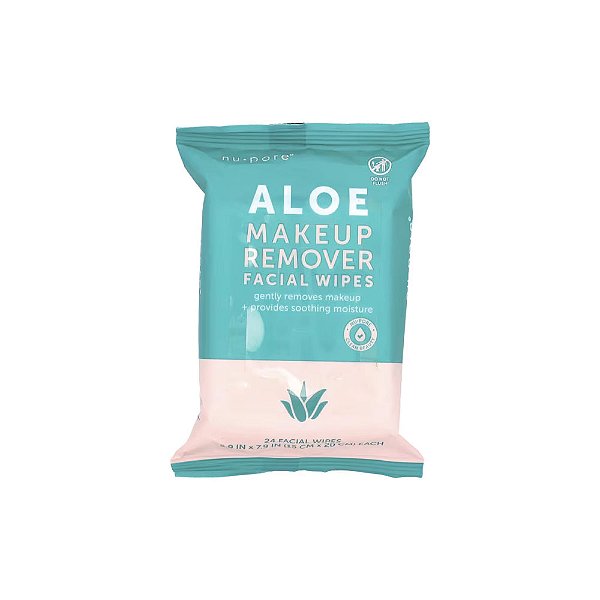 Removedor de Maquiagem com Aloe 24 Lenços - Nu-Pore
