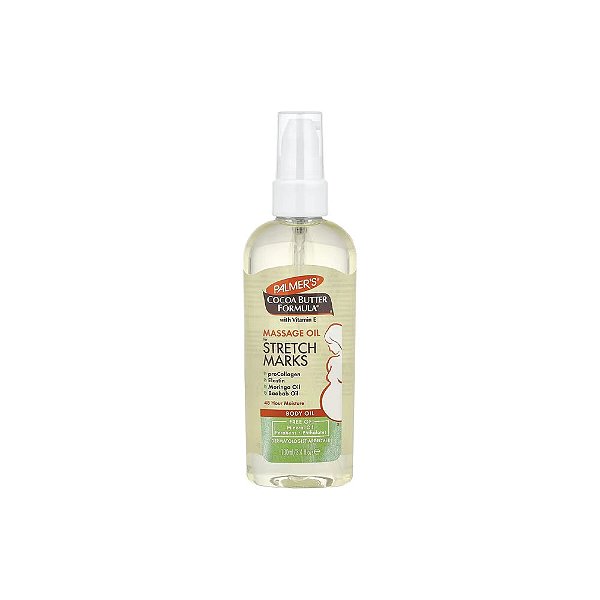Cocoa Butter Formula com Vitamina E Óleo de Massagem para Estrias 100ml - Palmer's
