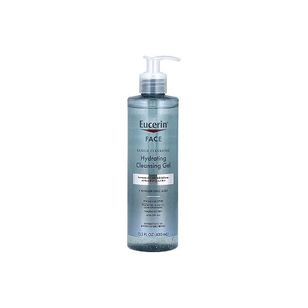 Gel de Limpeza Hidratante + Ácido Hialurônico Sem Perfume 400ml - Eucerin