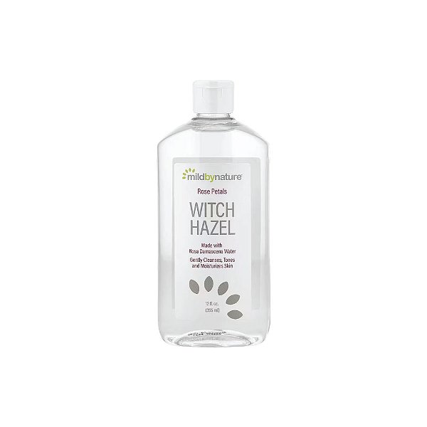 Witch Hazel Hamamélis Sem Álcool 355ml - Mild By Nature