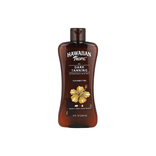 Óleo de Coco de Bronzeamento Escuro 236ml - Hawaiian Tropic