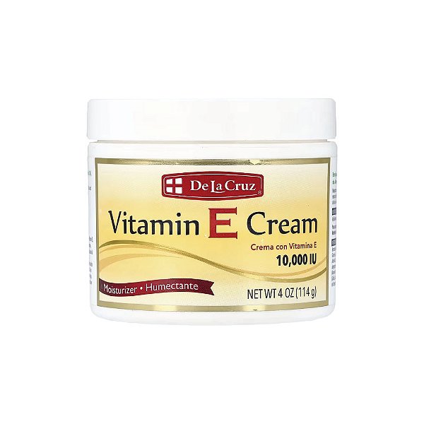 Creme com Vitamina E 10,000 IU 114g - De La Cruz