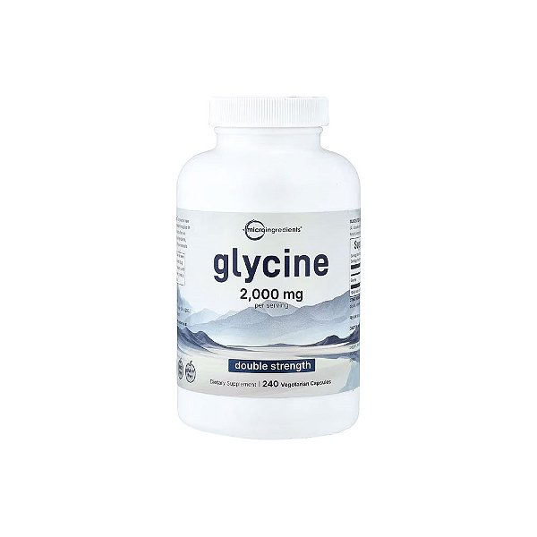 Glicina 2000mg 240 Cápsulas Vegetarianas - Micro Ingredients