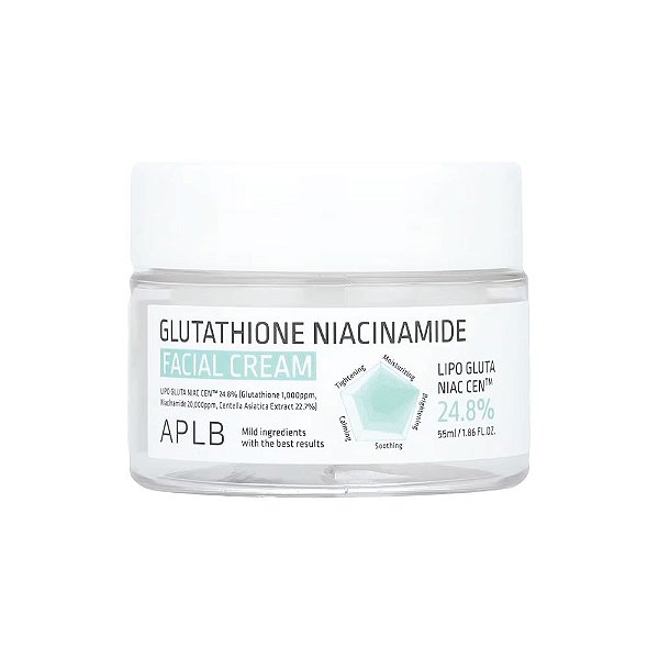 Creme Facial Glutationa Nicotinamida 55ml - APLB