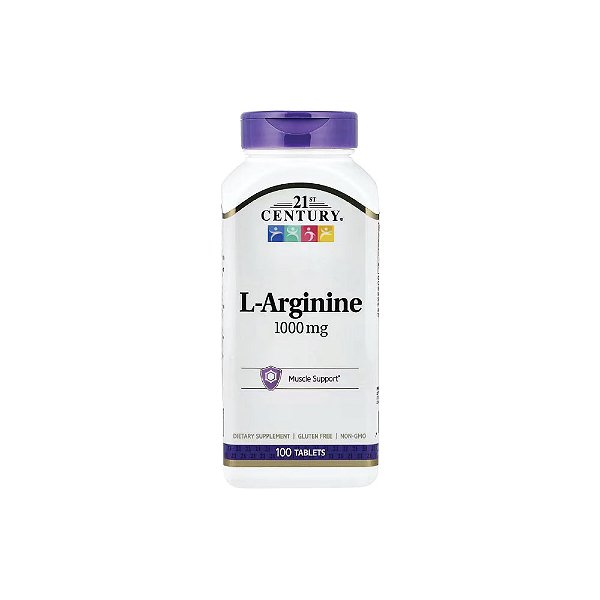 L-Arginina 1000mg 100 Comprimidos - 21st Century