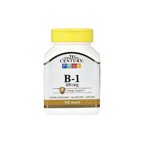 Vitamina B-1 100mg 110 Comprimidos - 21st Century