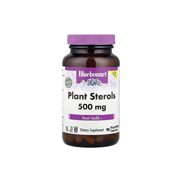 Fitosteróis Esteróis Vegetais Plant Sterols 90 Cápsulas - Bluebonnet Nutrition