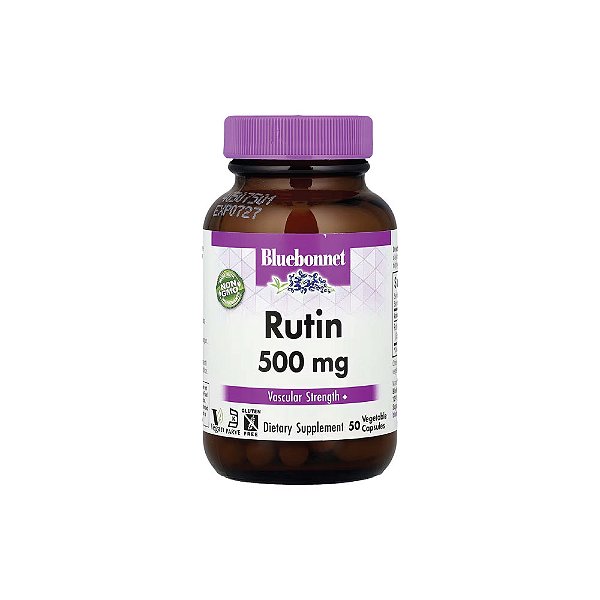 Rutina 500mg Rutin 50 Cápsulas Vegetais - Bluebonnet Nutrition