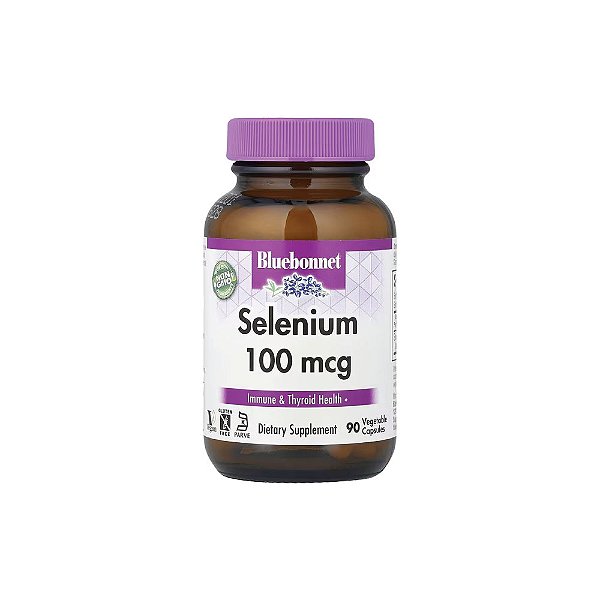 Selênio 100mcg Selenium 90 Cápsulas - Bluebonnet Nutrition