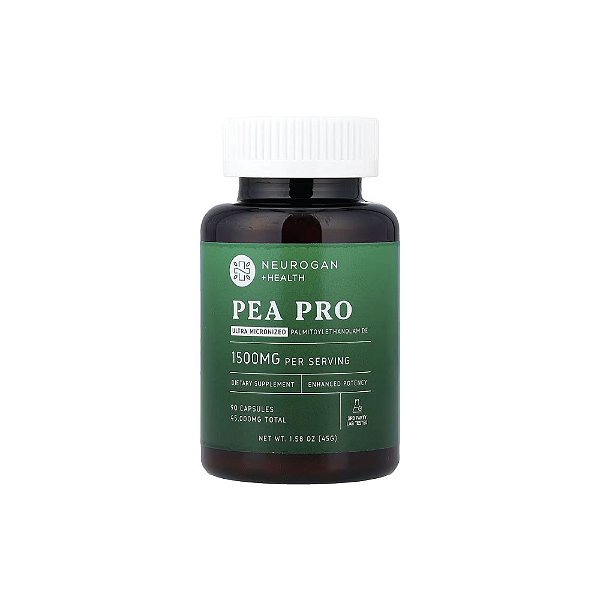 PEA Pro Palmitoylethanolamide 500mg 90 Cápsulas - Neurogan Health