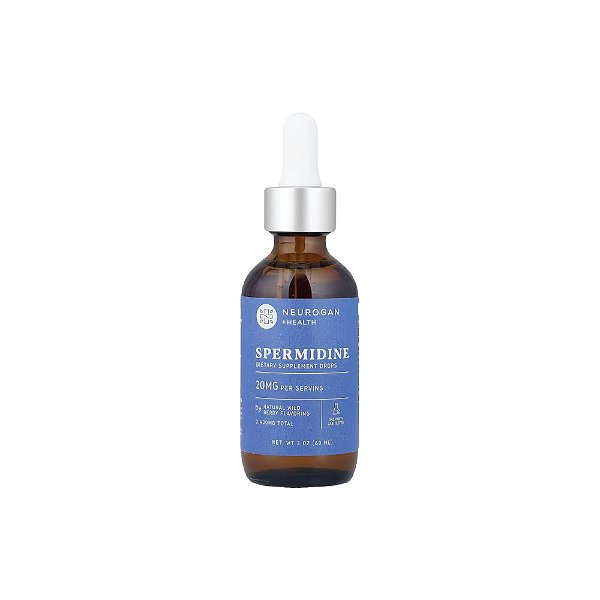 Espermidina Líquida em Gotas Sabor Fruto Silvestre 20mg Spermidine Liquid 60ml - Neurogan Health