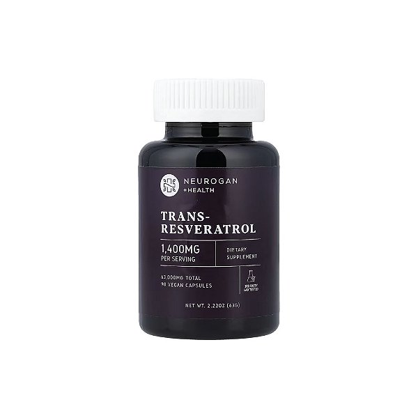 Trans-Resveratrol 700mg 90 Cápsulas Veganas - Neurogan Health