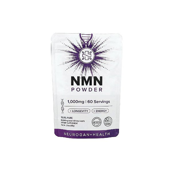 NMN em Pó Nicotinamida Mononucleotídeo NMN Powder 60g - Neurogan Health