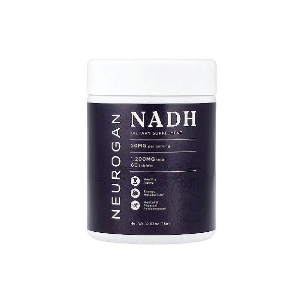 NADH 20mg Coenzima 1 Nicotinamida Adenina Dinucleotídeo 60 Comprimidos - Neurogan Health