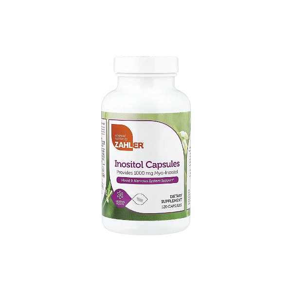 Inositol Myo-Inositol 1.000mg 120 Cápsulas - Zahler