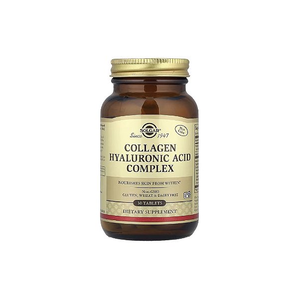 Complexo de Ácido Hialurônico e Colágeno BioCell Collagen 30 Comprimidos - Solgar