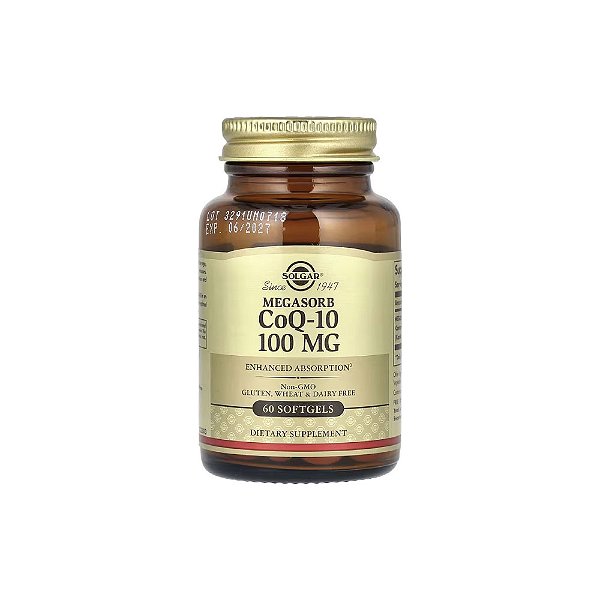 Megasorb CoQ-10 100 mg 60 Cápsulas Cápsulas Gelatinosas - Solgar