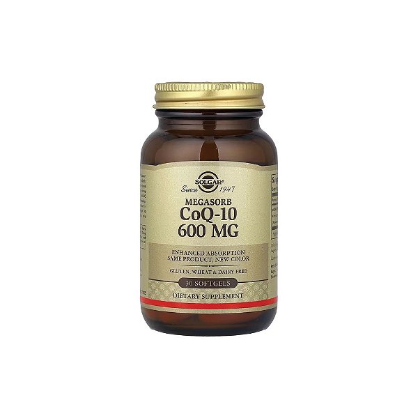 Megasorb CoQ-10 600 mg 30 Cápsulas Cápsulas Gelatinosas - Solgar