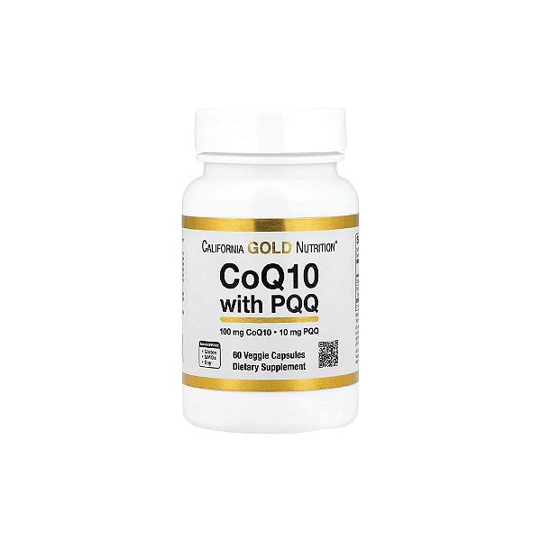 CoQ10 com PQQ 60 Cápsulas Vegetais - California Gold Nutrition