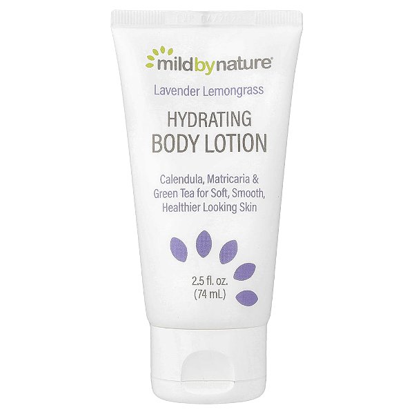 Loção Corporal Hidratante Lavanda e Capim-limão 74 ml - Mild By Nature