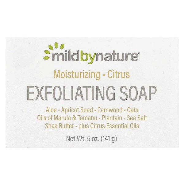 Sabonete Esfoliante em Barra Cítricos 141 g - Mild By Nature