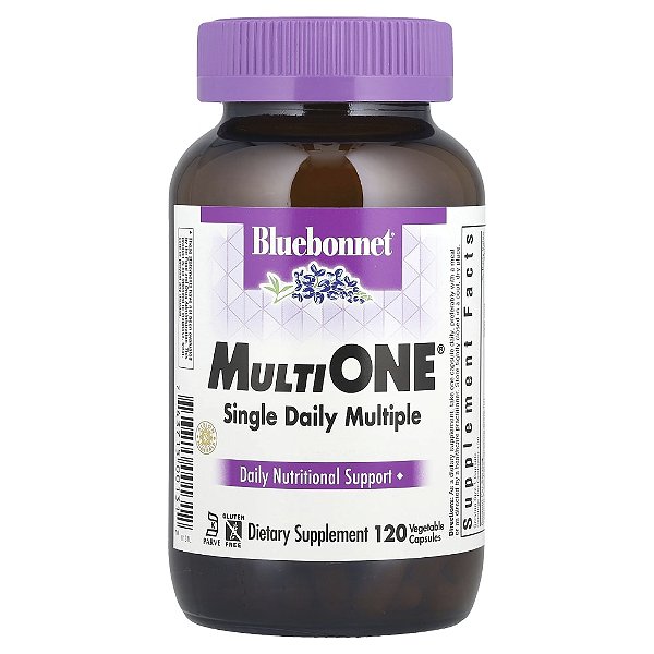 MultiONE 120 Cápsulas Vegetais - Bluebonnet Nutrition