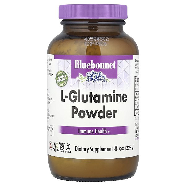 L-Glutamina em Pó 228g - Bluebonnet Nutrition