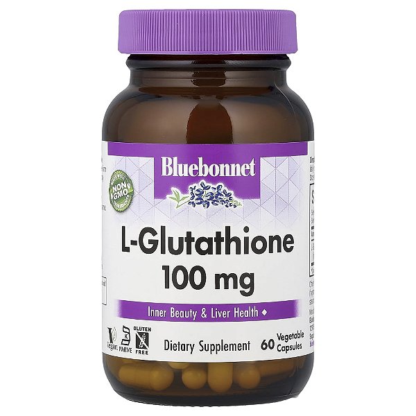 L-Glutationa 100 mg 60 Cápsulas Vegetais - Bluebonnet Nutrition